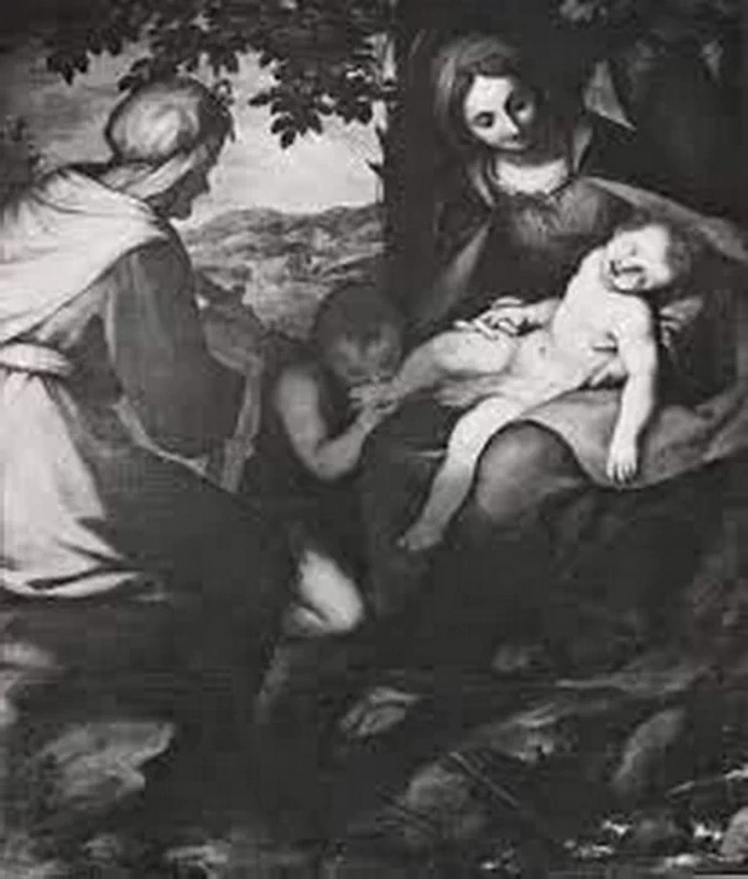 Madonna con Bambino, san Giovannino e santa Elisabetta